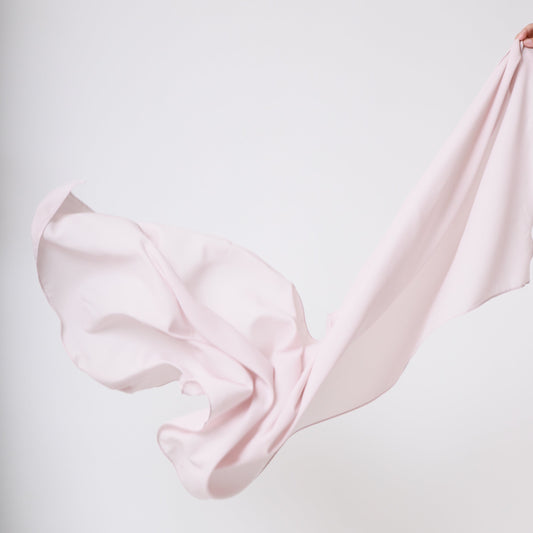 Sakura Crepe Sakuranezu Shawl (Pink Beige)
