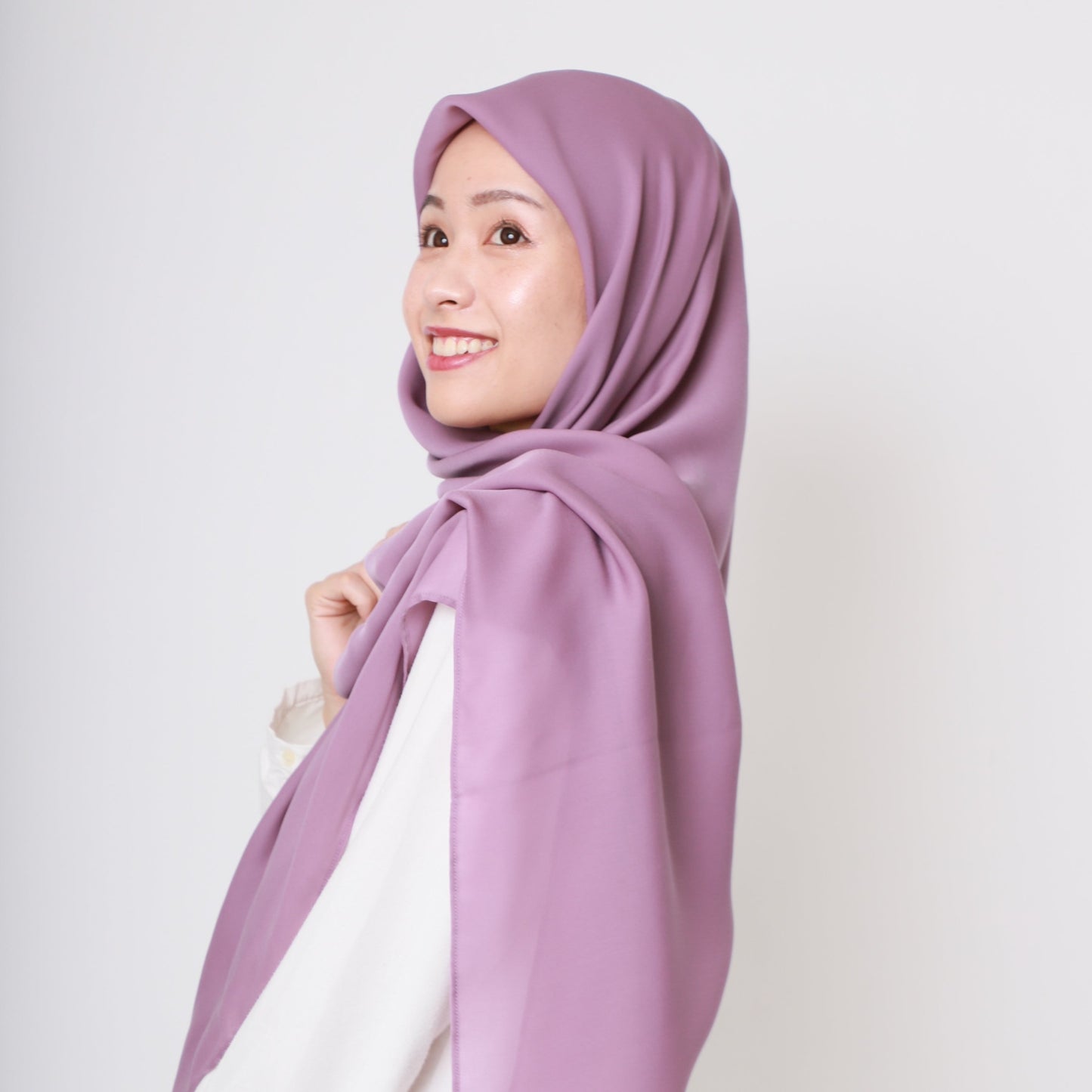 Sakura Crepe Sakuranezu Shawl (Pink Beige)