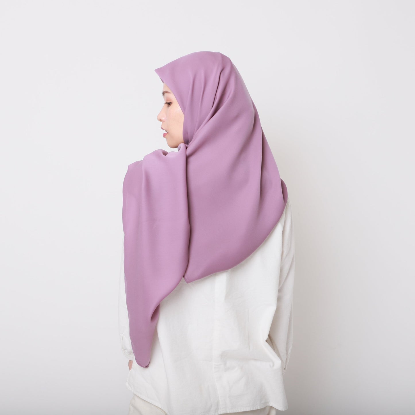 Sakura Crepe Sakuranezu Shawl (Pink Beige)