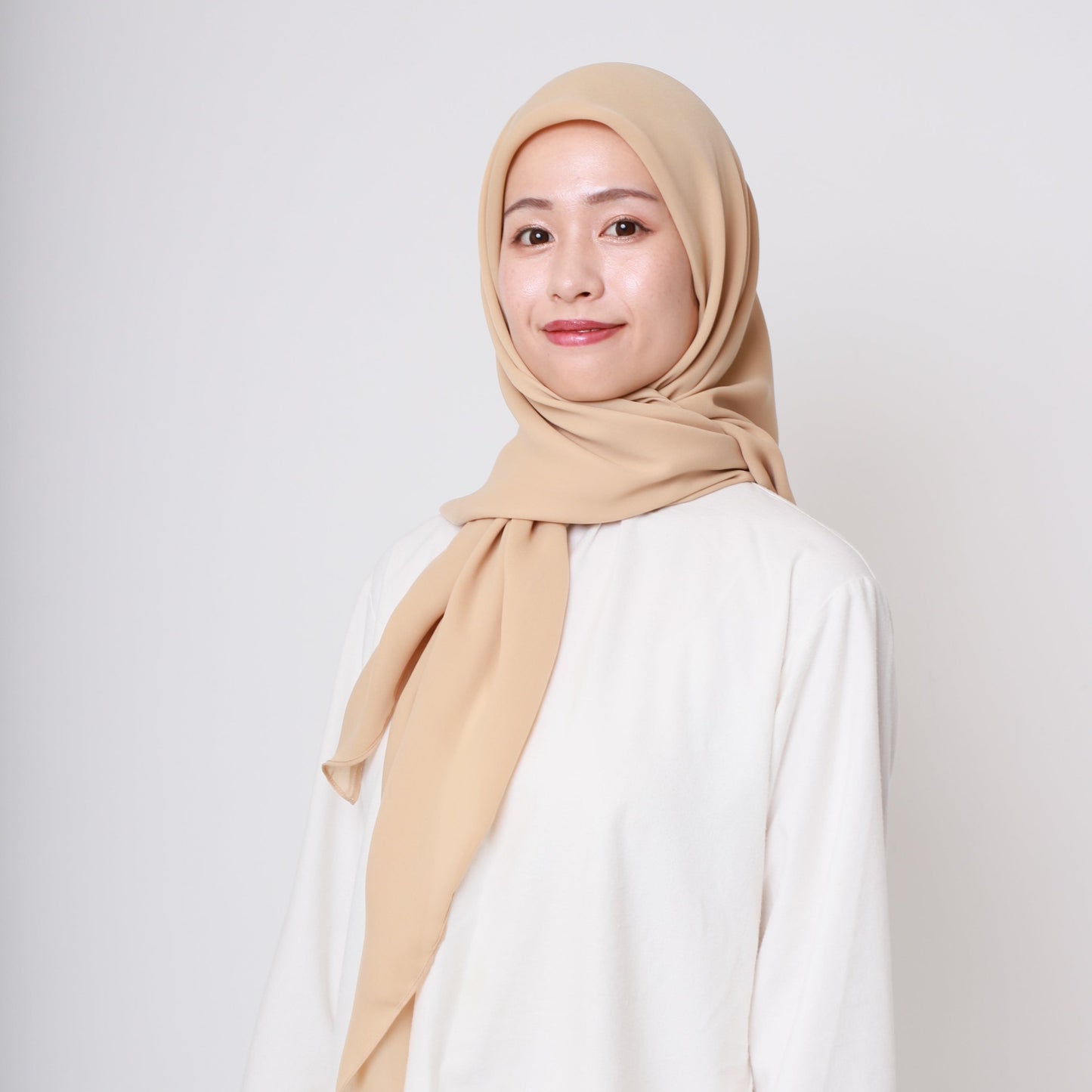 Sakura Crepe Suna Shawl (Beige)